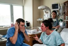 I was in labor with an 11-pound baby, but my doctor husband refused to allow a C-section. He insisted I deliver naturally because he believed I had humiliated his female resident. When it was finally over, he walked into the delivery room, panicked, and collapsed.