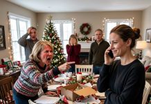 I accidentally overheard my family plotting to humiliate me at Christmas. They had no idea I’d discovered their cruel little plan. Instead of confronting them, I stayed silent and prepared a surprise of my own. That night, Mom called me, absolutely furious. I couldn’t help smiling as I calmly asked, “So, did you enjoy my little present?” Her reaction was priceless…
