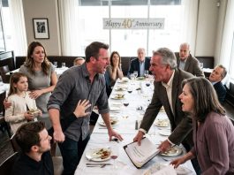 At their anniversary dinner, my parents gave my brother a $1.2 million hardware store and cut me off for marrying a single mother. Even my stepdaughter heard every word. I said nothing and walked away. Eight months later, their perfect plan collapsed.