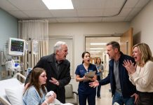 At fourteen, my stepmother blamed me for something I hadn’t done, and my father believed her without even asking for my side. He abandoned me at the hospital with one final warning: “Don’t ever come back.” Two hours later, the hospital called him back—and the moment a nurse saw who was sitting beside my bed, her hands began to shake.