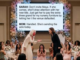 My sister left me off her 87-person baby shower guest list—then mom asked me to pay the $3,000 deposit. I paid it, but on the day of the shower, the venue manager handed her a note revealing who paid—and announced her after-party was canceled. i’d booked the restaurant for my own celebration: my promotion to ceo.