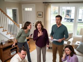 “This home is stunning,” Mom said, smiling. “And with three spare rooms, your brother’s family will be moving in. He already called his landlord.” I let her finish, then my husband and our twin boys walked in. Mom’s mouth fell open. “You have… You have a husband and children?”