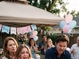 My husband destroyed our gender reveal cake with a bat while my mother restrained me, screaming that I was an unfit mother. Everyone thought it was a family meltdown. Then I found a six-year surveillance dossier proving they had been planning to take my baby long before I got pregnant.
