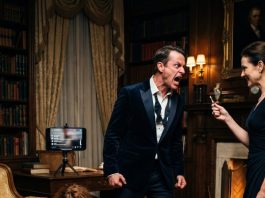 I was bleeding on the sofa while my husband recorded me live for his high-society party, but everything changed when his mother walked in holding my ring.