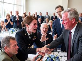 “Something wrong, Hal?” Dad laughed after my brother told 22 guests, “Kandahar. Three trucks. I pulled them out myself.” Dad beamed at his admiral friend. I hid my scarred left hand beneath the table too late. The admiral stopped chewing. He ordered: “Son. Show me your hands.”