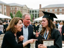My sister and I were accepted into college at the same time, but my parents only agreed to pay her tuition. “She has potential. Supporting her education is a smart investment,” Dad said, leaving me to figure things out on my own. Four years later, they showed up at our graduation ceremony. But when they saw what was happening, my mother grabbed my father’s arm, trembling, and whispered, “What have we done?” Neither of them could believe their eyes…