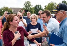 The laughter started when my brother called me a cheat the Army rejected. Forty friends stood around his grill. Only the veteran beside me stayed quiet. He set his beer down, stared at my face, and went pale. Then he fetched something from his truck that nobody saw coming.