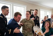 I sat beside the kitchen while my brother claimed the Diyala Valley mission. Fourteen men rescued. Twenty-eight guests listening. Mom beaming. “Let your brother speak,” she laughed.Then the 4-star general noticed my subdued collar and stood. He walked straight toward me. “Reaper… why are you sitting here?” he whispered. A moment later: “Stand at attention, everyone!”