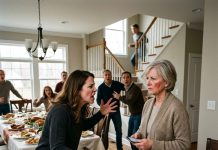 At Thanksgiving, my daughter-in-law demanded that I sign my house over to her father. I tore up the deed. She slapped me in front of 31 guests. I calmly walked out and sent one text. One minute later, screaming erupted upstairs…