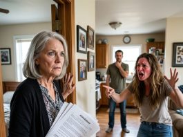 “We have to make her want to leave,” I overheard my daughter-in-law say. I stood there frozen, realizing they were secretly planning to push me out. Instead of confronting her, I quietly returned to my room without an argument or a single tear. I printed three important documents and signed every page. They thought I had no idea what was happening, but by the next morning, everything had changed. The people who wanted me gone were about to discover who really held the power…