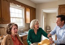 My sister visited my empty house and asked, “Bea, why are you starving with a $7,000 pension?” My son stepped out and proudly declared, “I give all her money to my wife!” Then my sister took off her coat. Her next action left my son absolutely frozen. True story.