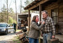 I went to repair my late wife’s cabin and found my daughter-in-law’s mother unloading furniture outside. She gave me a smug smile and said, “My daughter gave us the key. Besides, sooner or later, you’ll have to sell this place anyway.” I didn’t argue or raise my voice. I simply stood there and let her continue. Exactly 24 minutes later, the sheriff arrived…