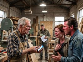 A total stranger unloaded industrial machinery into my workshop, claiming he paid my son-in-law $6,000 to rent half the space. Then he showed me my daughter’s text message: “Don’t worry, the building comes to me soon anyway.”