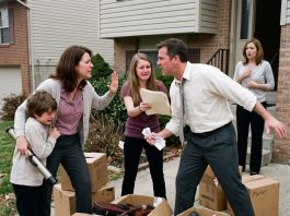At our divorce hearing, my husband angrily demanded everything back, even the things he had bought for our children. I simply smiled and accepted his terms. A week later, he found mysterious boxes outside his door. The contents turned his world upside down.