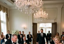 My father shoved my daughter and me into an icy fountain at my sister’s wedding, shouting that single mothers deserved humiliation. Guests clapped as my little girl cried. But when my billionaire husband arrived unexpectedly, my sister’s groom recognized him—and suddenly looked terrified.