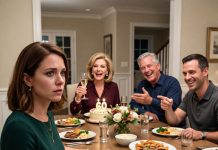 At my mom’s birthday dinner, she raised her glass and toasted, “To the biggest mistake of my last 30 years—him.” They all laughed. By morning, they had left 68 missed calls and 36 messages begging for mercy.