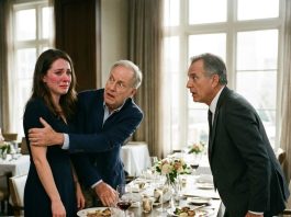 My dad humiliated me at my sister’s engagement dinner, right in front of the groom’s entire family. But he had no idea he’d chosen the wrong people to embarrass me in front of. The groom’s father suddenly went completely still, stared directly at me, and whispered three words that made my dad’s face turn pale…