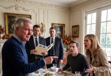 My son forgot to hang up after Thanksgiving planning. Through the line, his wife laughed: “Rich old people are the easiest to kidnap.” I called a private investigator immediately—and when they arrived for dinner, we weren’t alone.