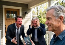 “Sell it! You’re a burden, Dad,” my son said at a luxury dinner, agreeing with his wealthy father-in-law. I quietly stood up and drove home. The next morning, I woke up to 55 missed calls as their entire financial empire collapsed.