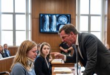 “Stop faking it!” Dad shouted after my sister shoved me down the stairs. Then the judge reviewed the MRI scans—and the courtroom went silent.
