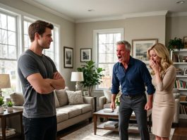 My dad & stepmom arrived at my house, they said shamelessly, “This house and everything in it now belongs to us; get out and find yourself a new place to live!” I smiled and went into the room, returned, threw the papers at them, when they saw… Their eyes widened in shock!
