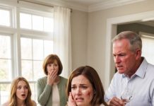 The first person who helped me after my father hit me with a wine glass was my nineteen-year-old brother. Mom shut the curtains. My sister pulled her paperwork away from the wine. All because I had refused to hand over my house at Easter dinner. Then a message appeared on my sister’s phone: a man was waiting outside my home with a locksmith. Dad told me I wasn’t the owner anymore. When my brother turned the screen toward me, I saw my signature on something I had never signed.