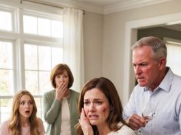 The first person who helped me after my father hit me with a wine glass was my nineteen-year-old brother. Mom shut the curtains. My sister pulled her paperwork away from the wine. All because I had refused to hand over my house at Easter dinner. Then a message appeared on my sister’s phone: a man was waiting outside my home with a locksmith. Dad told me I wasn’t the owner anymore. When my brother turned the screen toward me, I saw my signature on something I had never signed.