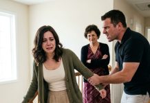 My husband snatched my blanket off at 4:40 a.m., barking orders for me to go make oatmeal for his mother downstairs. When I turned him down, he clamped down on my wrist with such brutal strength that I yelled out right before Brenda. She stood by with a smirk, asserting, “Maybe now she’ll remember who the man of this house is.”