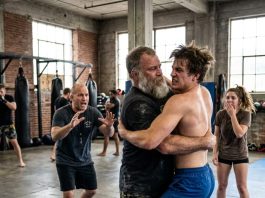 When my daughter landed in the ER thanks to her MMA boyfriend, I went straight to his gym. His coach laughed at my gray beard and said, “Get out of here, Grandpa, unless you want to leave in a body bag.” The kid smirked, adding, “She needed to learn some respect.” What they didn’t know was that I had spent 15 years training elite Marine combat units. Smiling, I locked the gym doors from the inside and slowly rolled up my sleeves.