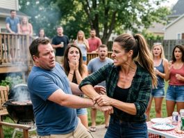 “When my brother-in-law dumped beer over my head at my mother-in-law’s backyard BBQ, my husband’s family had no clue I was once an MMA champion. My husband demanded an apology, but he shoved him, punched him in the mouth, and sneered, “Stay out of this!” But the second he grabbed my wrist, my sister-in-law suddenly screamed…”