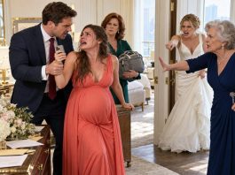 She planned her wedding on my due date, then my sister-in-law told everyone I got pregnant to deliberately steal her spotlight. My in-laws blamed me for absolutely everything. But later, her confident smile vanished and she turned pale when…
