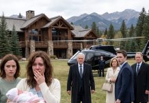 I WAS FIGHTING THROUGH LABOR WITH OUR TWINS WHILE MY HUSBAND PARTIED AT A LODGE WITH HIS MISTRESS AND THEIR SECRET SON. NINE DAYS LATER, MY GRANDFATHER’S HELICOPTER LANDED, AND HIS FAMILY WAS LEFT SPEECHLESS.