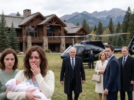 I WAS FIGHTING THROUGH LABOR WITH OUR TWINS WHILE MY HUSBAND PARTIED AT A LODGE WITH HIS MISTRESS AND THEIR SECRET SON. NINE DAYS LATER, MY GRANDFATHER’S HELICOPTER LANDED, AND HIS FAMILY WAS LEFT SPEECHLESS.