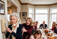 “You’re single, just get a cat.” Mom stole my $100K house fund from Grandma and handed it to my married sister. At Thanksgiving dinner, the in-laws publicly thanked Grandma for the house—and Grandma immediately walked to the wall phone.