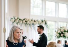 At my former son-in-law’s wedding, I overheard his new bride tell my five-year-old granddaughter that another woman now came first—and she should stay out of the important family photos.