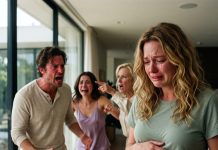At Seven Months Pregnant, I Prepared a $500,000 Family Wire to Save My Dying Husband. Then an Unfiltered Pet Cam Feed Caught Him Passionately Kissing His Private Nurse Beside His Laughing Mother—So I Canceled the Transfer and Vanished Into Thin Air.