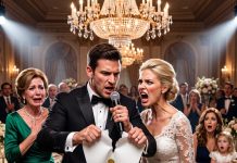 My sister and mom publicly shamed me in front of the entire wedding venue. But when the groom stood up and took the microphone, the room instantly froze.