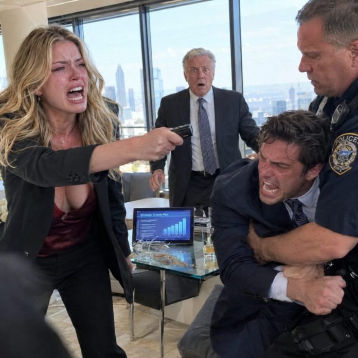 High-Rise Confrontation Under Arrest