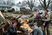 My neighbor cut down 9 mature maples on my side while I was at my mother’s funeral—then laughed, “good luck proving where the stakes were.” he didn’t know the county had surveyed the lot 11 days earlier—and the judge valued each tree at $14,000.