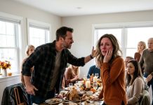 My husband slapped me in front of everyone at Thanksgiving, all to defend his mistress. He thought I would stay silent and forgive him like nothing had happened. But the very next morning, I walked away from our marriage…