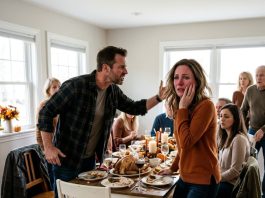 My husband slapped me in front of everyone at Thanksgiving, all to defend his mistress. He thought I would stay silent and forgive him like nothing had happened. But the very next morning, I walked away from our marriage…