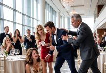 HIS SECRETARY SCALDED ME WITH HOT COFFEE AT OUR GALA—AND MY CEO HUSBAND DEFENDED HER IN FRONT OF OUR $300M INVESTOR. “You could’ve just moved!” he barked at me. He had no idea the investor watched the whole thing… and what that man did next shattered our entire empire.
