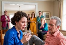 My daughter-in-law froze with her wine glass in hand as her father turned blue across the dinner table. Nobody moved, so I rushed over and began CPR. When he finally gasped for air, he stared right at her and said one sentence that completely shattered her.