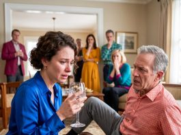 My daughter-in-law froze with her wine glass in hand as her father turned blue across the dinner table. Nobody moved, so I rushed over and began CPR. When he finally gasped for air, he stared right at her and said one sentence that completely shattered her.