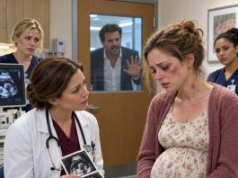 I believed my OB-GYN husband was protecting our son until another doctor examined me at seven months pregnant. I had booked the visit secretly. Her scan revealed something terrifying, while my records claimed injections I’d never received. Then she locked the door and grabbed my arm. “Anna,” she whispered, “whatever happens next, do not answer your husband’s calls.” My phone rang.