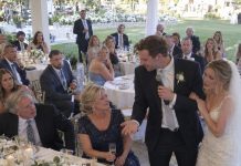 At my daughter’s wedding, my son-in-law humiliated me, calling me a retired nobody in front of his boss. Everyone went silent when his boss recognized me, smiled, and suddenly announced, “You’re fired!”