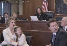 As our daughter cried beside me in the courtroom, my husband laughed while his attorney demanded our house, savings, and retirement accounts. He believed I was completely broke. Suddenly, the judge revealed a secret $32 million estate connected to my name. His arrogant smile vanished.