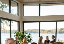 At our $20 million lake house, my adoptive mother called me “my husband’s charity project” in front of her wealthy guests.