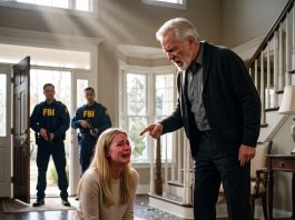 At 2 AM, I watched my daughter-in-law hide a thick envelope under my desk and call the FBI. She had no idea I was sitting in the dark.