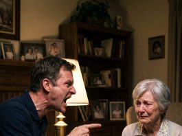 At 2:30 AM, my mother called from the police station, bruised and weeping after my husband claimed she attacked him with a fireplace poker. I drove over in dead silence, armed with the one impossible truth that was about to ruin him forever.